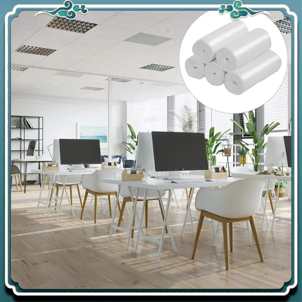 

A67K-8 Gallon Compostable Garbage Bags, Can Be Put Into Tall Kitchen Garbage Bags, Trash Can Liner White(100 Pcs 20-30 L)