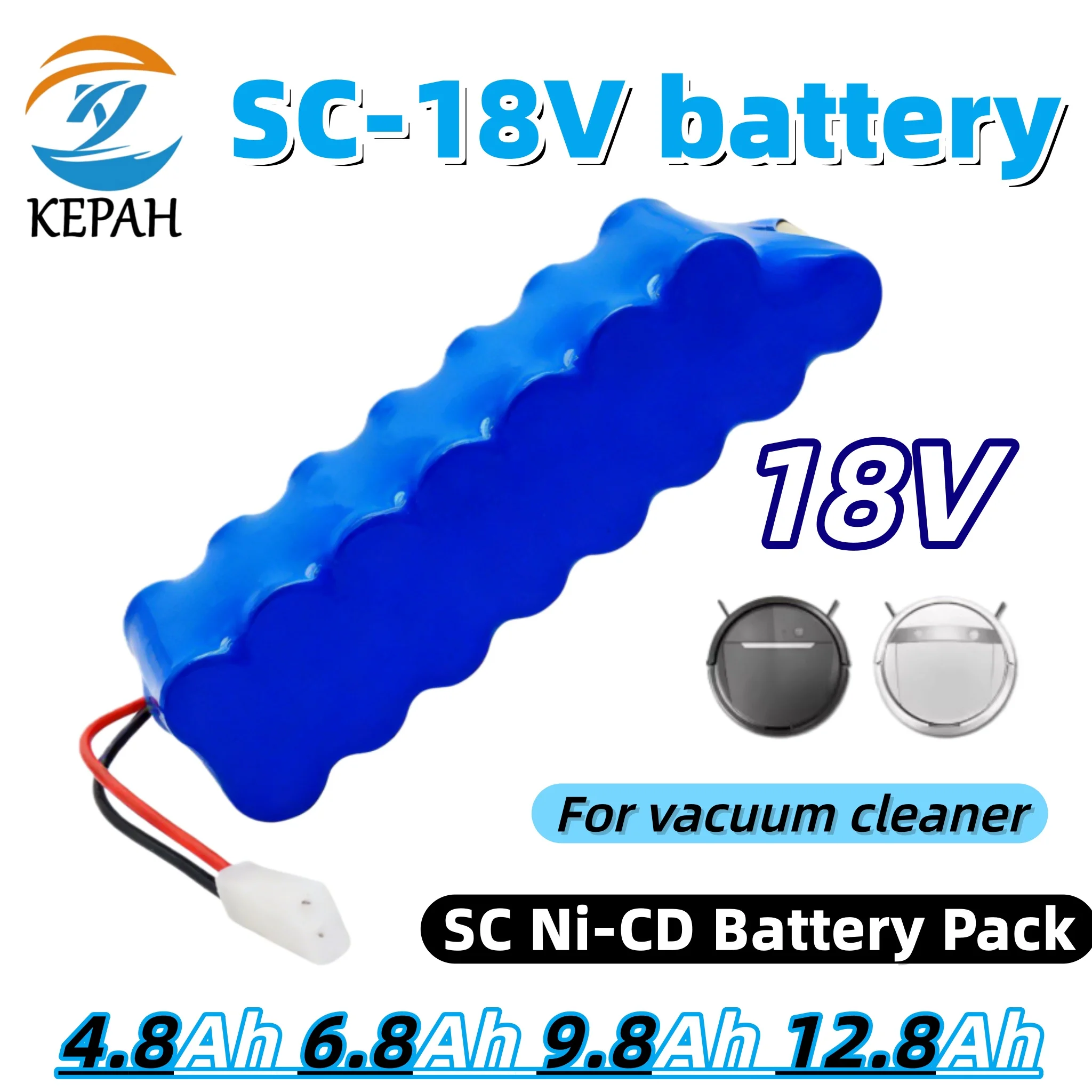 

Аккумулятор 18V SC Ni-CD, перезаряжаемый, 4800-12800 мАч (на выбор), совместим с RH8771/Tefal Cyclone, бюджетный вариант