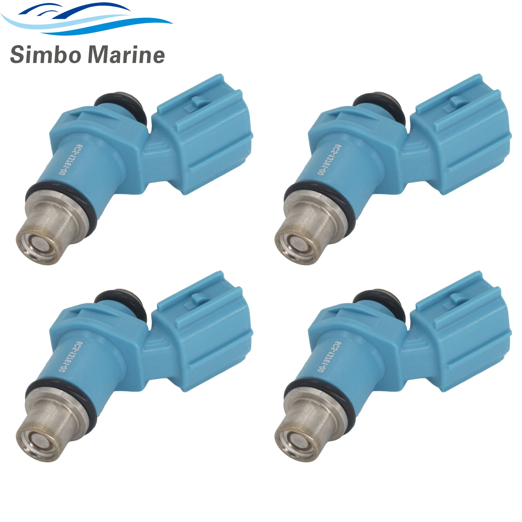 

4 Sets 6C5-13761 Fuel Injector Compatible with Yamaha 2 4 Stroke 40 50 60 70 HP Marine Outboard Engine 6C5-13761-00