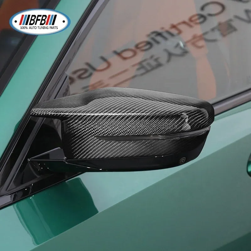 

FOR 21-24 BMW G80 M3 G82 G83 M4 G87 M2 CARBON FIBER ADD ON SIDE MIRROR COVER