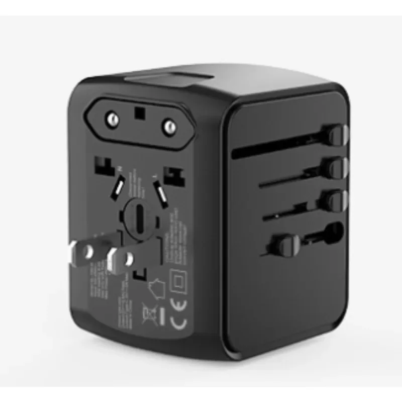 Universal Travel Charger Adapter Plug Socket with three usb and one type C charger power adapter