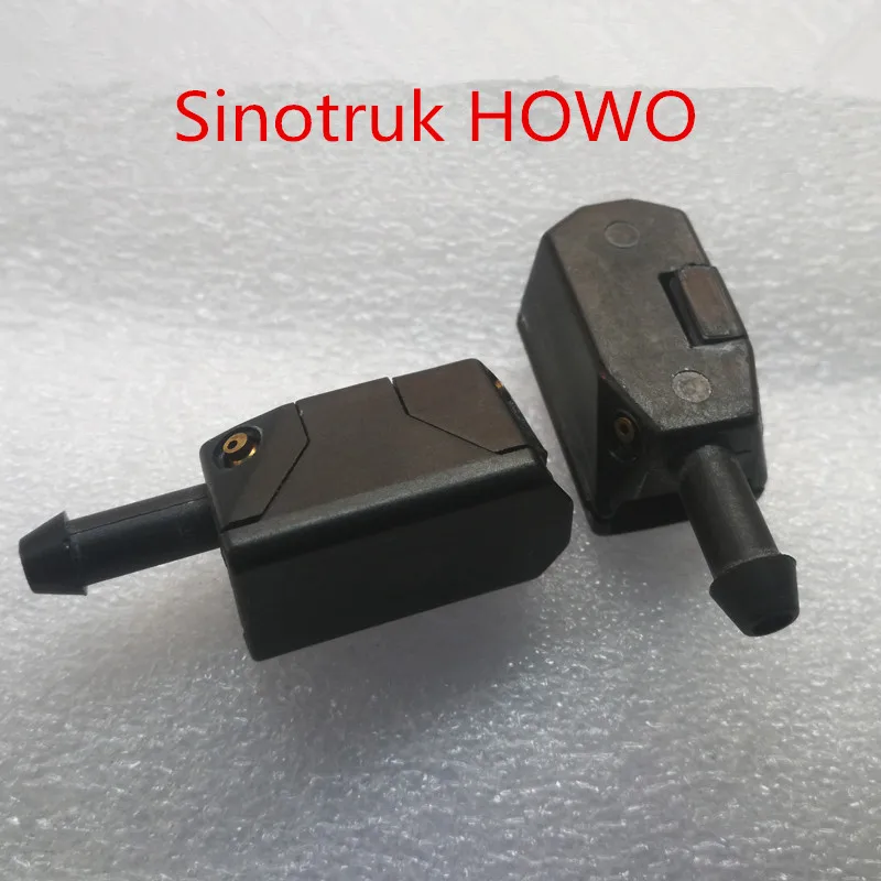 2 pieces Wiper Nozzle For SINOTRUK HOWO truck Front Windshield Windscreen Washer Jet Nozzles Water Spout Outlet