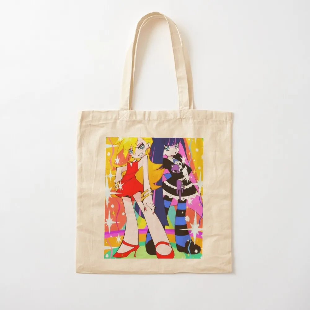 

Panty and Stocking with Garterbelt Tote Bag foldable reusable bag university shopper bag bags woman 2025 Canvas Tote