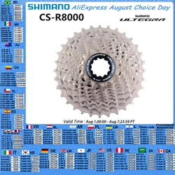 Shimano Ultegra R8000 105 R7000 11 Speed Road Bike Bicycle Cassette CS-R8000 11-25t 11-28t 11-30t 11-32t 11-34t 12-25t K7