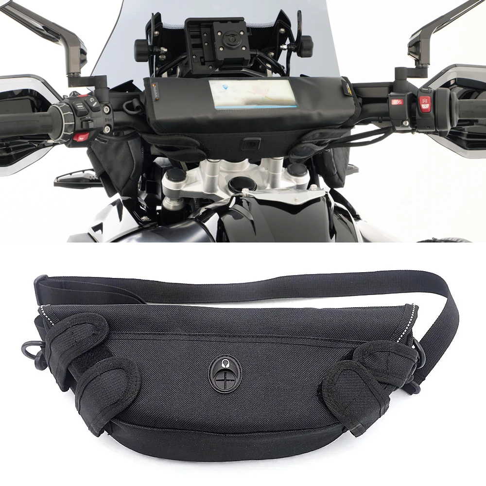 

NEW Motorcycle Waterproof Front Handlebar Bag For BMW R1300GS r 1300 gs R 1300 GS R1300 GS Nylon Material Black Waterproof Bag