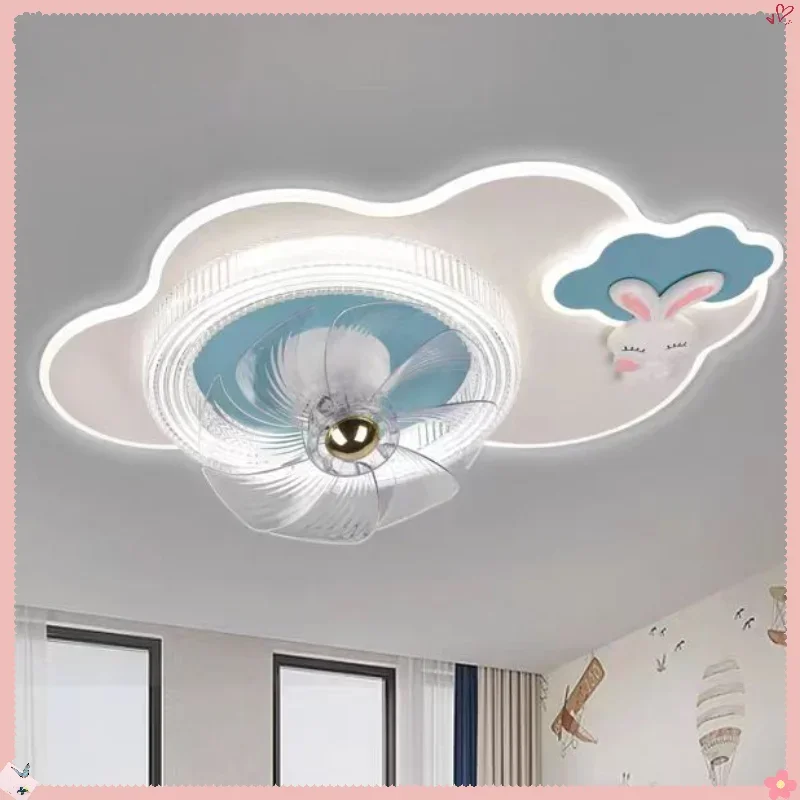 Cartoon Fan Light New Animal Shaking and Eye Protection LED Ceiling Lights Living Room Decoration Home Bedroom Lighting Fixtures