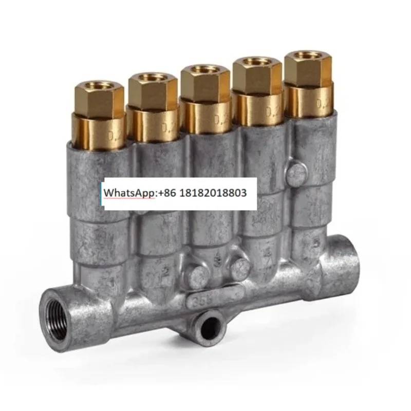 0.37KW Automatic Oil Injector Lubrication Distributor DWV342-003 Quantitative Oil Discharge Unit For CNC Machine Central