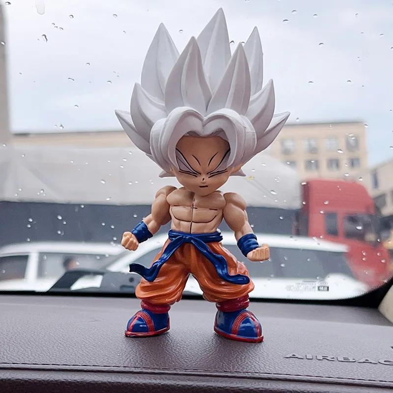 Latest Style Dragon Ball Z Anime Figures Super Saiyan White Haired Goku New Form Action Figure Model GIft Collectible Kids Toys