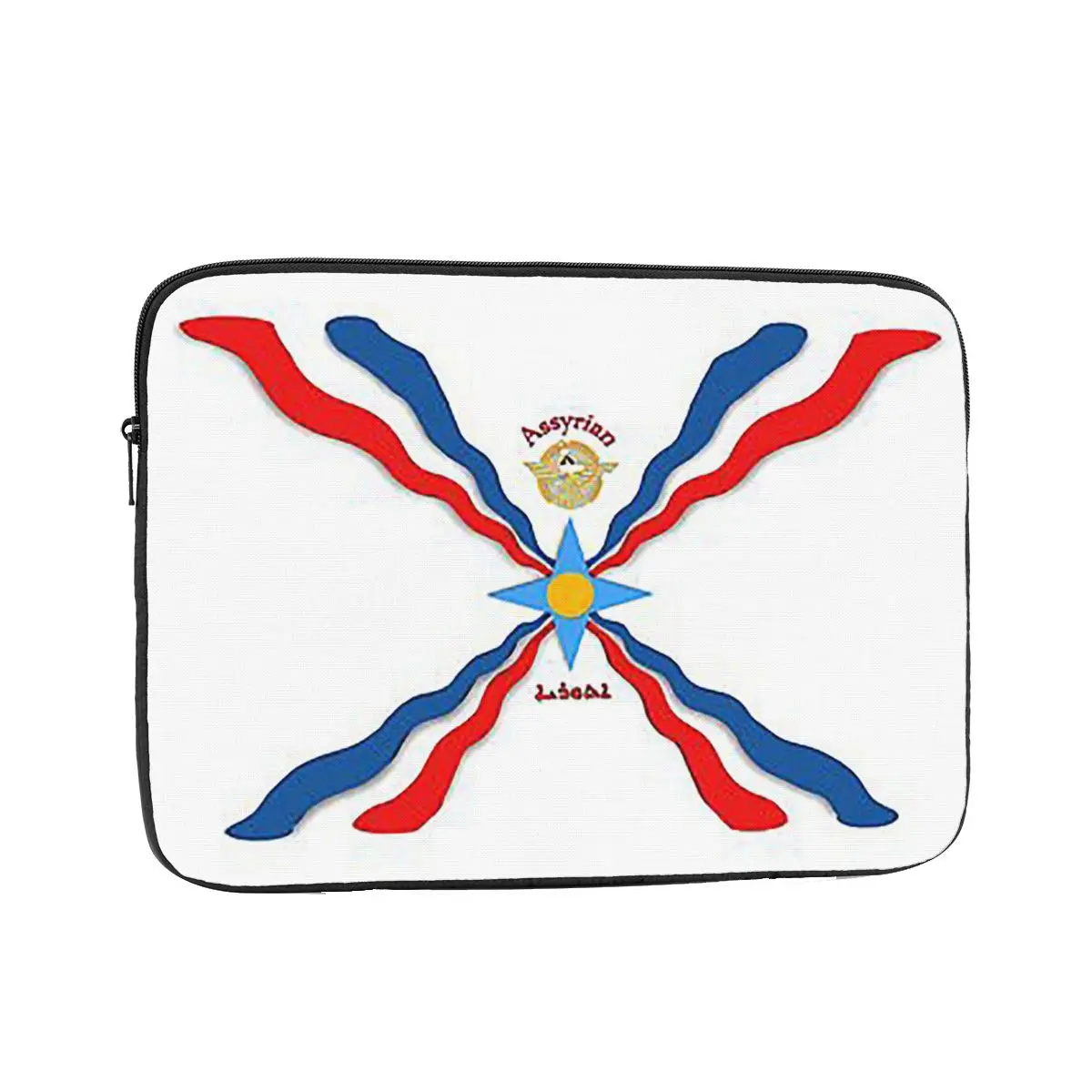 

Luxury Assyrian Suryoyo Flag Laptop Sleeve Cover Bag 10 12 13 15 17 Inch Notebook Bag Sleeve Tablet Shockproof Case Bag