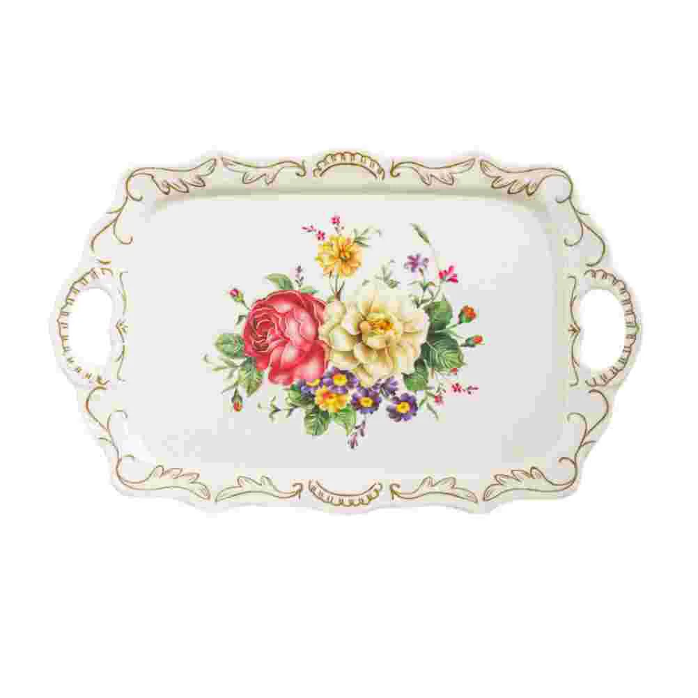 Tea Cup Tray Dessert Household Storage Plate Jewelry Cake Food Serving Melamine Snack Kitchen Gadget