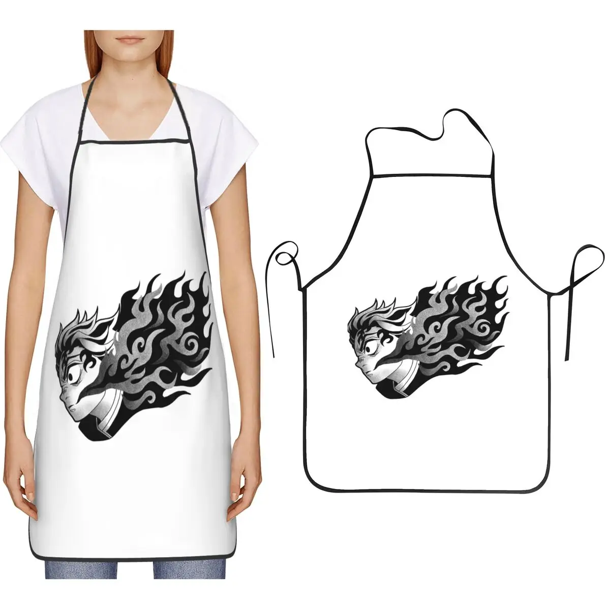 

Фартук для дыхания солнца, фартук для шеф-повара, приготовления пищи, выпечки, нагрудник без рукавов, кухонный сарафан для чистки для женщин и мужчин, садоводства