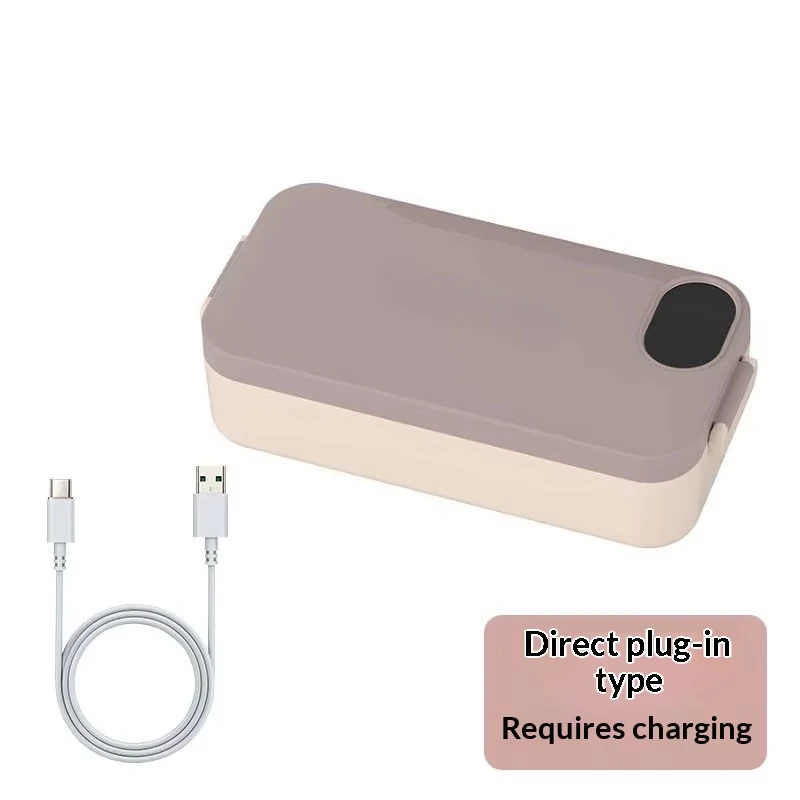 EE1 Thermal Food Container with USB Charging Function, 304-grade Electric Heating Food Container, Portable Must-have Item