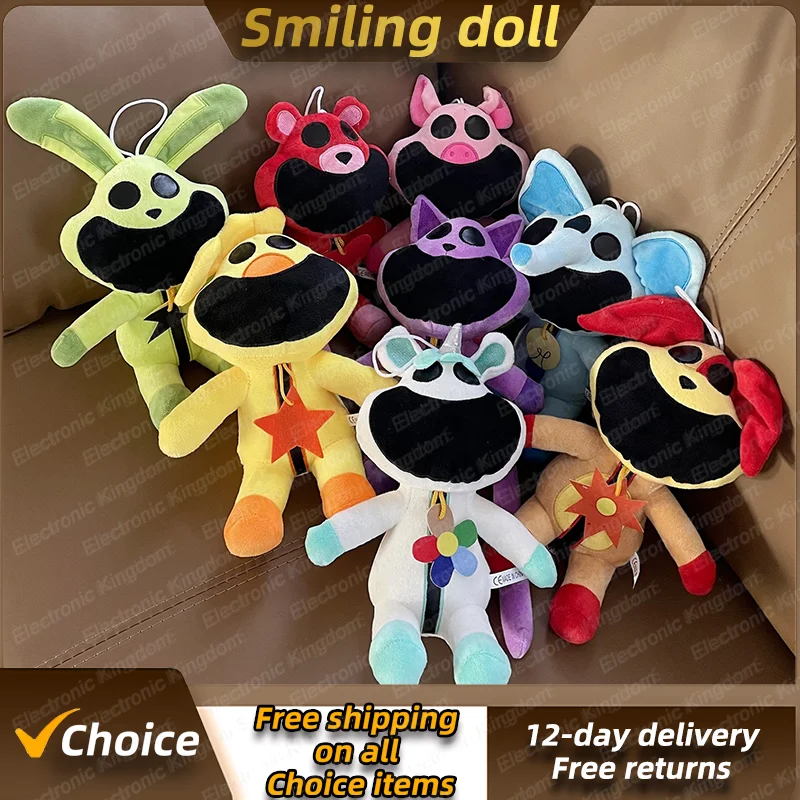 New Smiling Critters Plush Toy Smiling Critters Cat Nap Catnat Accion Doll Soft Toy Peluches Pillow 8PCS New Gift Toys