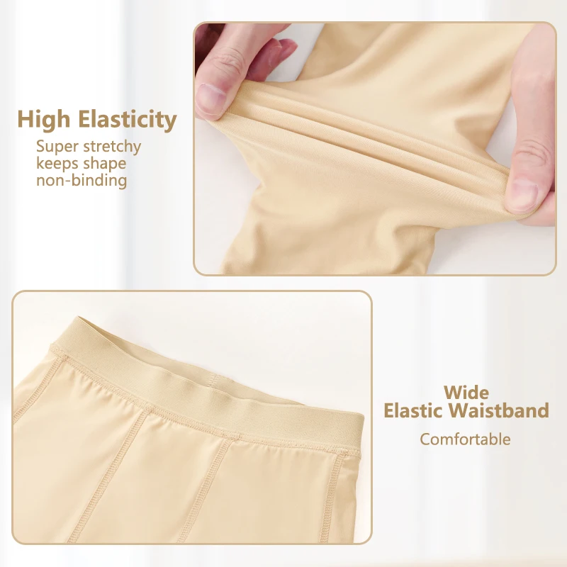 مجموعة ملابس رقص الباليه للفتيات بأكمام طويلة للأطفال، ملابس داخلية غير مرئية عارية، طبقة أساسية مناسبة لشكل الرقص #5