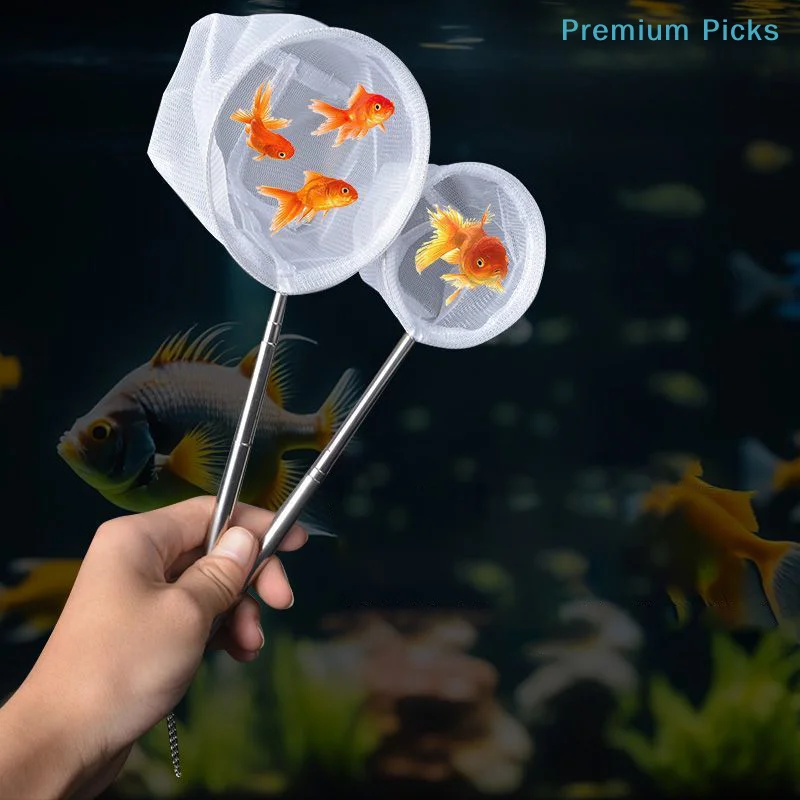 1PC Stainless Steel Retractabl - đánh giá và giá Aquarium Fish Net Small