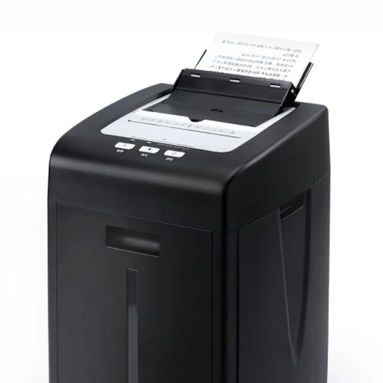 High Quality Auto Paper Shredder 200 Sheets 2*15mm High Security Papers Shredder Manual Cut Credit Cards Staples CDs