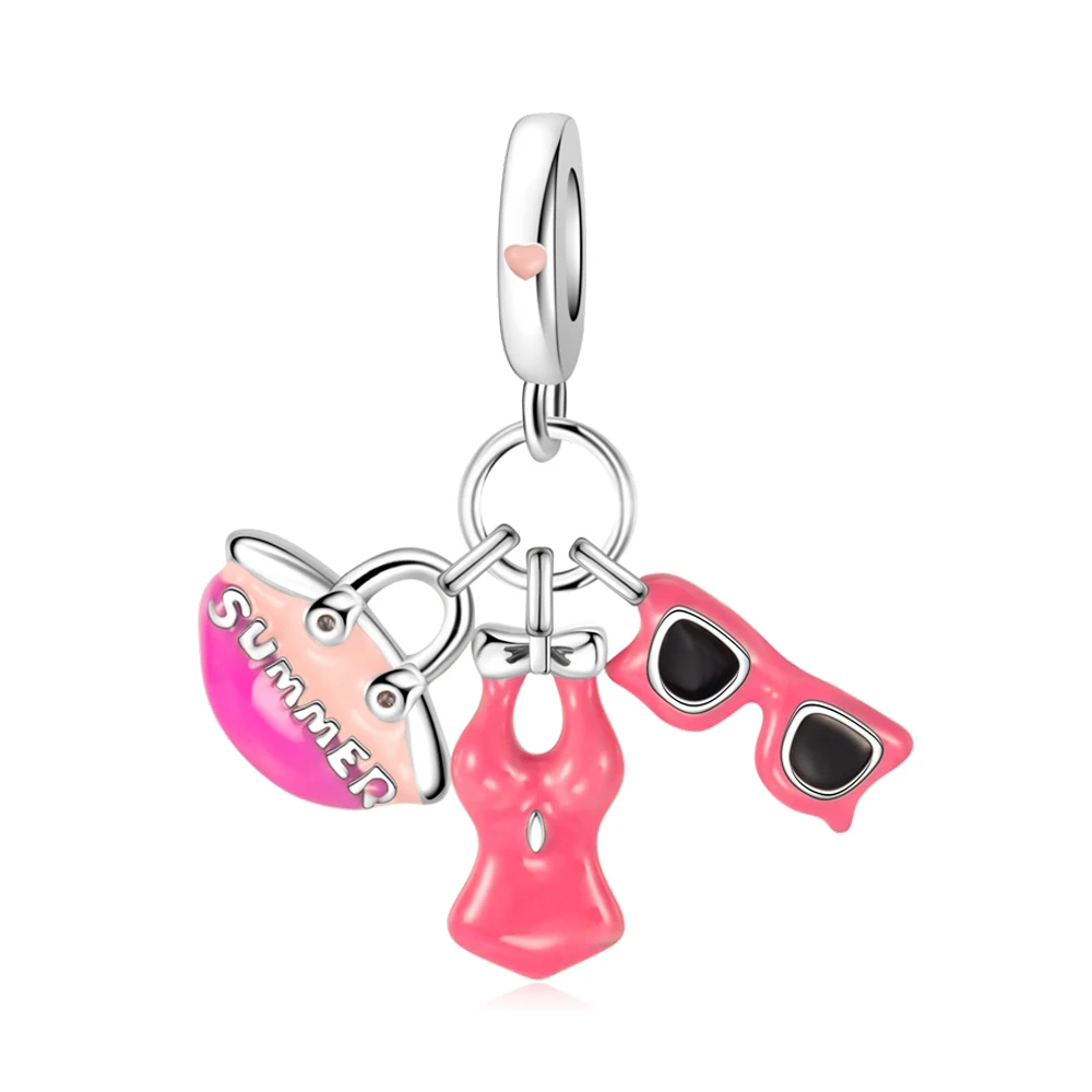Pan Charms Original Bag, Skirt, Glasses Dangle Charm Bracelet Pendant Jewelry