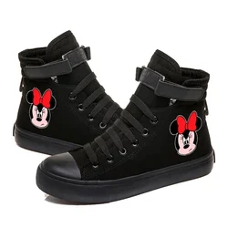 Disney Big Children Cartoon Minnie Mickey Mouse suola morbida scarpe Casual scarpe sportive da donna per uomo adulto scarpe da corsa per studenti