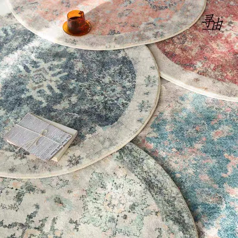 VIKAMA Nordic Simple Modern Persian Living Room Sofa Coffee Table Carpet American Moroccan Cloakroom Floor Mat Home Decoration
