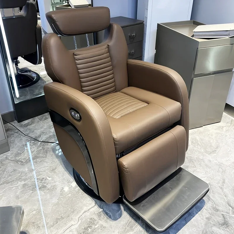 Professional Barber Machines Salon Chair for Hair Stylist Pink Manicure Decoration Reclining Hairdresser Promotion    Toilet