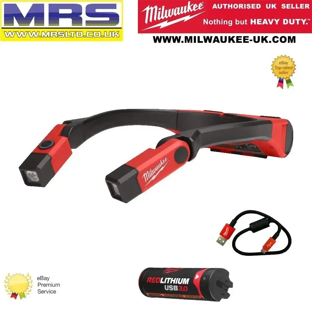 Milwaukee L4NL400-301 USB Neck Light Complete Kit - L4 NL400 - 4933479898