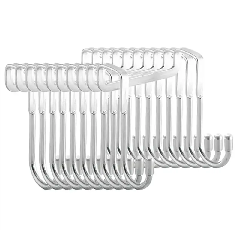 

Набор из 10 крючков ABBO для дверей и шкафов - для полотенец, сумок и одежды, экономит место в ванной, на кухне или в общежитии