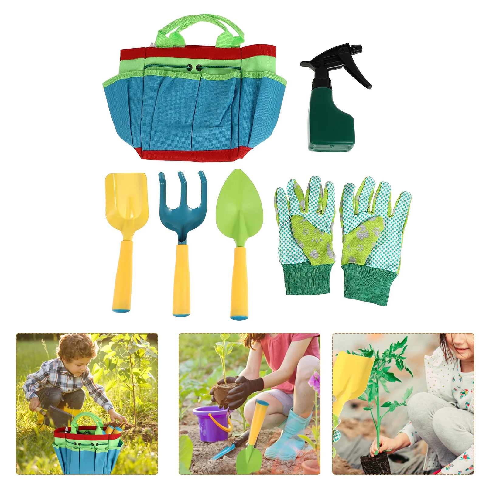 1 Set Mini Pala Da Giardino Per I Bambini Piantare Terreno Allentamento Multi-Purpose Piccole Pale Da Giardinaggio Per La Casa Piantare Strumenti Per Bambini