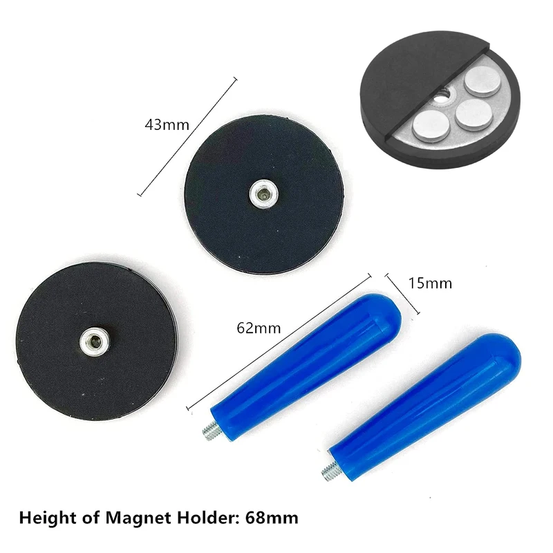 Strong Magnetic Car Wrap Gripper Vinyl Film Holder Window Tint Install Fix Tool for Sign Graphics Positioning and Wrapping