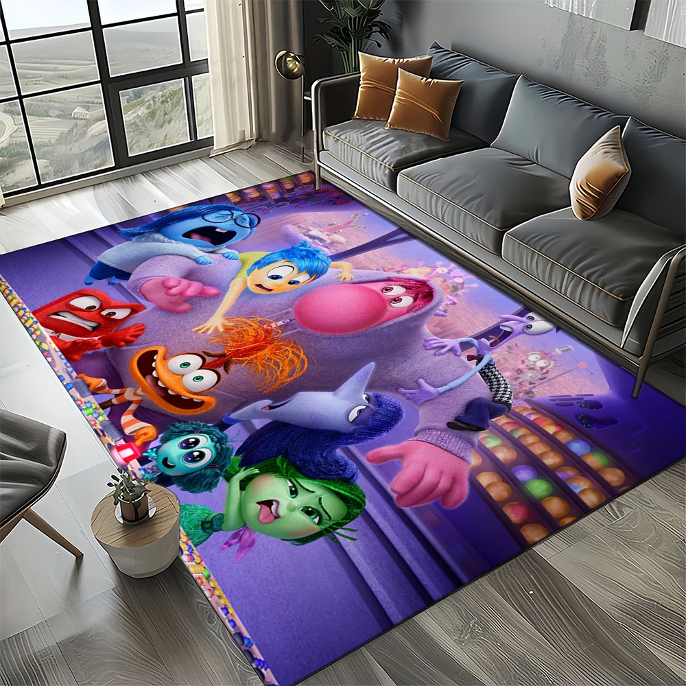 2025 New Cartoon Inside Out Joy Sad Gift Carpet Rug for Bedroom Living Room Home Sofa Decoration,Children Large Decor Floor Mat