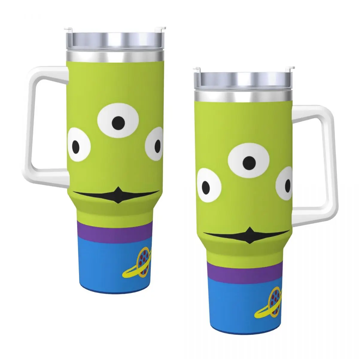 Toy Story Alien Tumbler Hot Drinks Water Bottle Insulated Stainless Steel Coffee Mug Printed Travel Mugs Cup