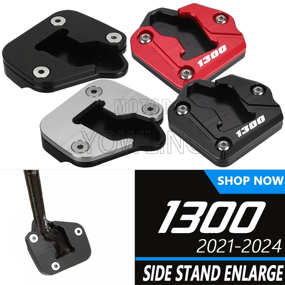 

For SUZUKI HAYABUSA GSX1300R GSX-R 1300 GSXR 1999-2024 2025 Motorcycle Kickstand Side Stand Enlarge Extension Foot Pad Support