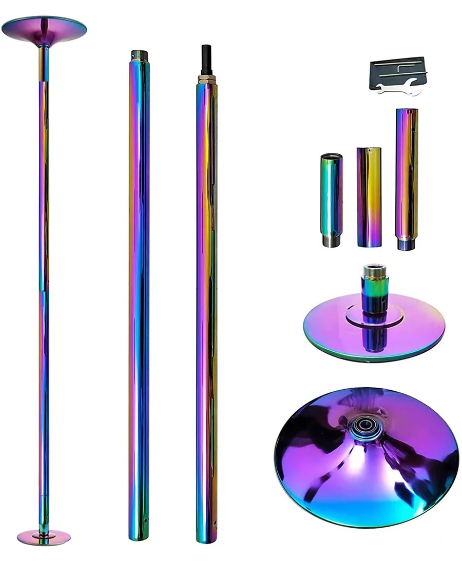 Gradual Pole Dancing Steel Pipe Fixed and Rotating Dual-purpose Portable Household Dance Training Steel Pipe