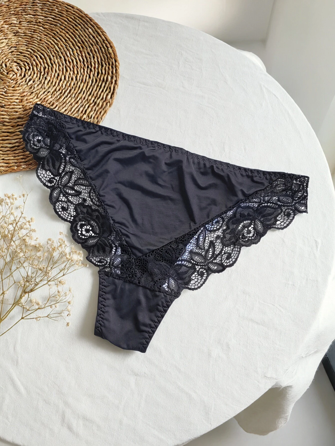 Thumbnail 3 - #48 Trending Womens Lace Trim Comfort Panties Right Now
