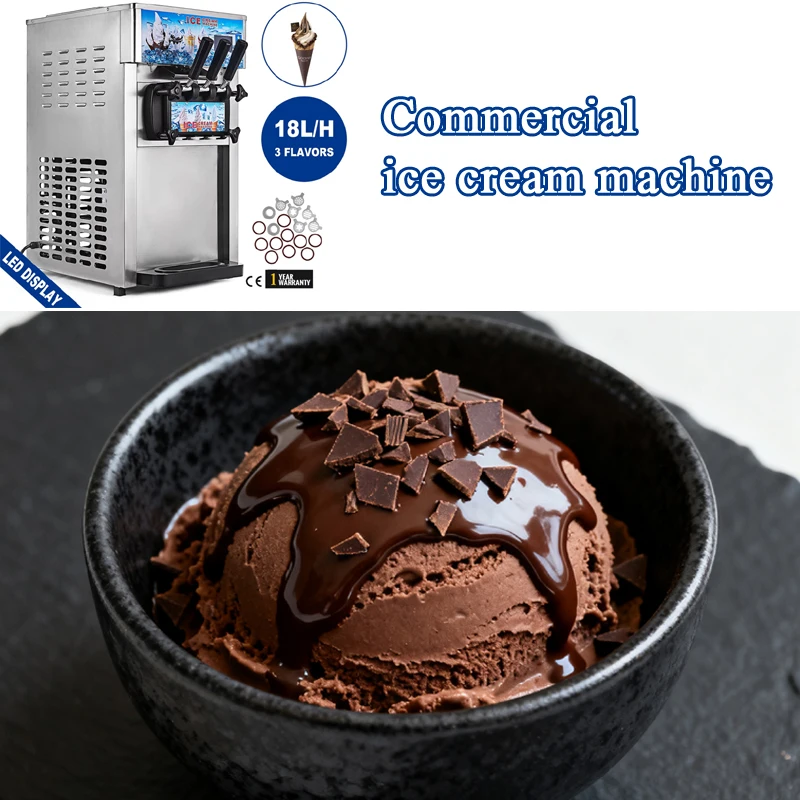 220V Full Automatic High End Home Made Ice Cream Machine Small Commercial Ice Cream Machine