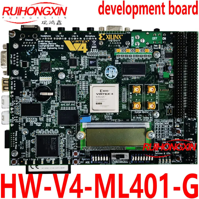 

HW-V4-ML401-G XILINX original FPGA development board Virtex-4 XC4VLX25 evaluation kit