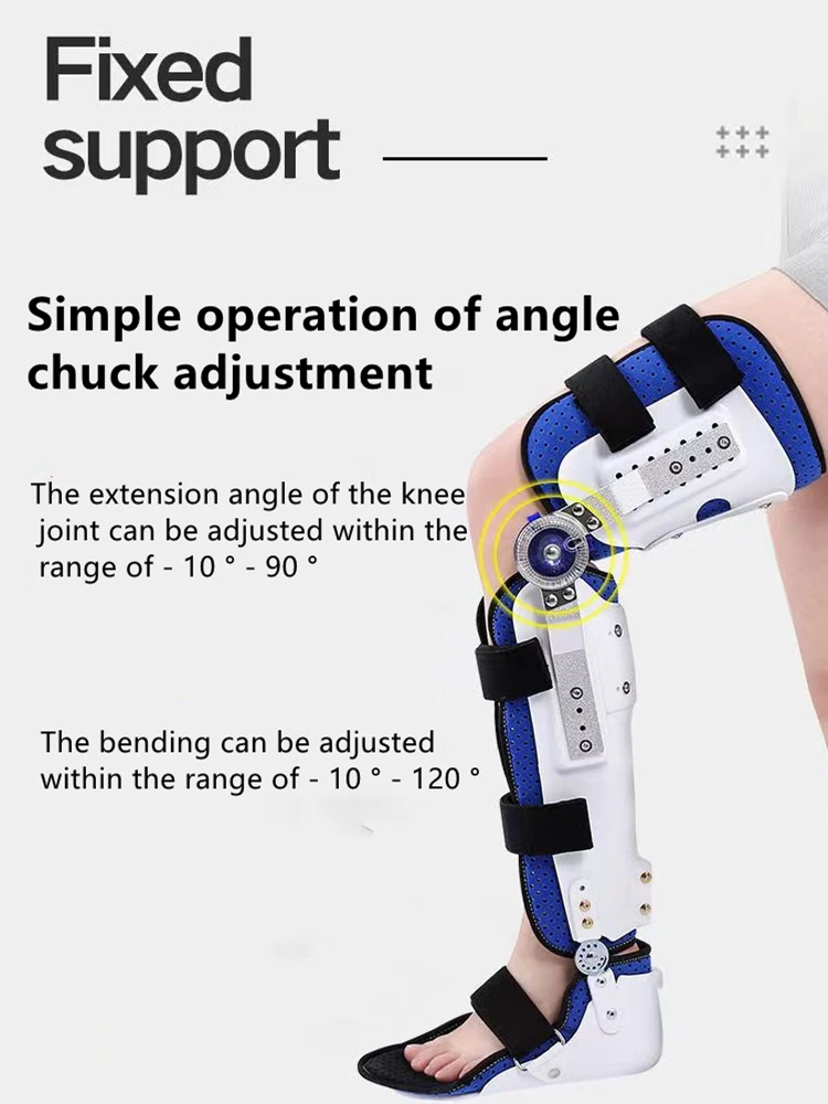 Supporto per ginocchiera per artrite medica sollievo dal dolore articolare supporto per caviglia per gamba del ginocchio incernierato per la correzione dell'osteoartrite della disfunzione erettile