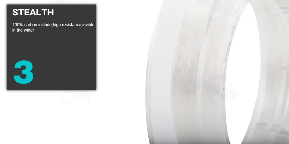 SeaKnight 100% Japanisches Material 50M 100M 3-100LB Fluorocarbon-Angelschnur Kohlefaser-Leader Fliegenschnur Schnell Sinkende Karpfen-Angelschnur – Detail 6