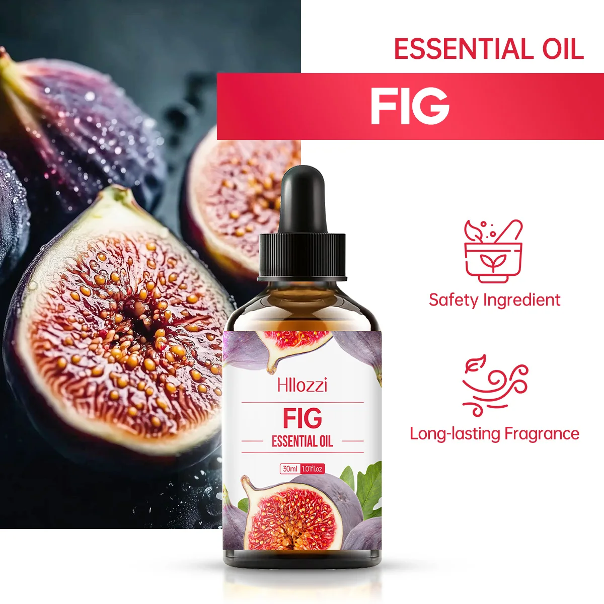 30ml Fig Essential Oil Pure Plant Essential Oil Multifunctional Use Aromatherapy Diffuser Humidifier Soap Fruit Essential Oil