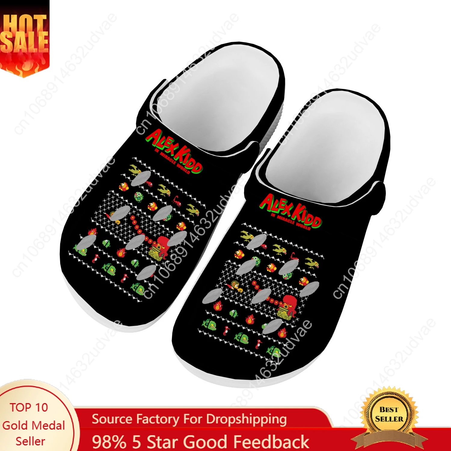 

Alex Kidd Water Shoes Mens Womens High Quality Fashion Home Garden Clogs Customizd Sandals Beach Breathable Hole Slippers