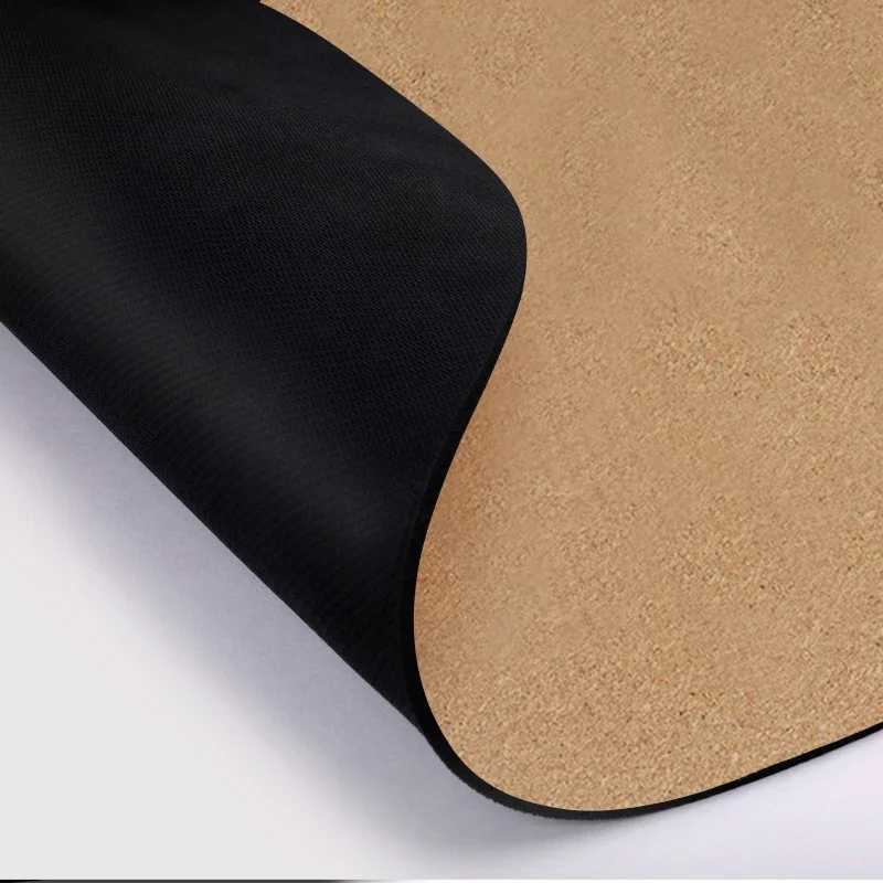 Premium Meditation 140cm 4.5mm Organic Non Toxic Natural Rubber Custom Large Round Circle Cork Yoga Mat