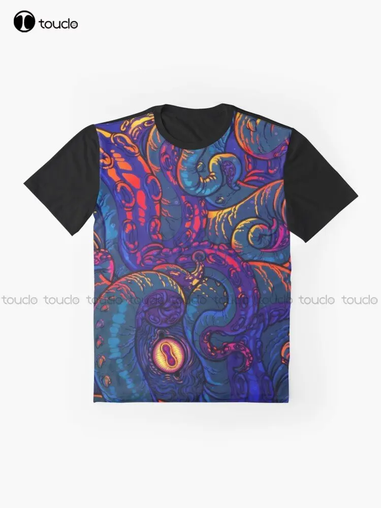 Kraken Graphic Monster Tentacles T-Shirt Custom Aldult Teen Unisex Digital Printing Tee Shirts Custom Gift Xxs-5Xl Streetwear