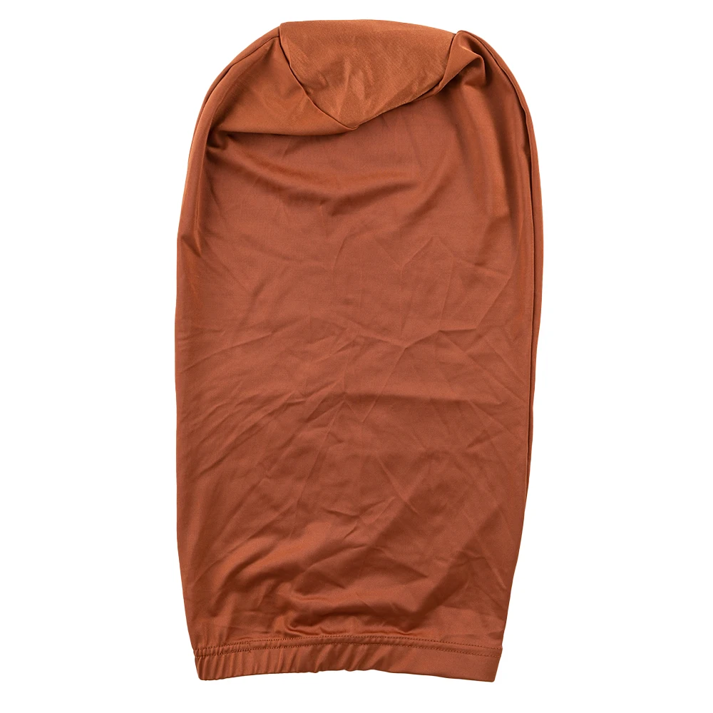 Extra lange Satin-Schlafhaube für Frauen mit langen Haaren, Nachtmütze für lockiges Haar, elastisches Band, Haarschutz-Kopfbedeckung – Detail 8