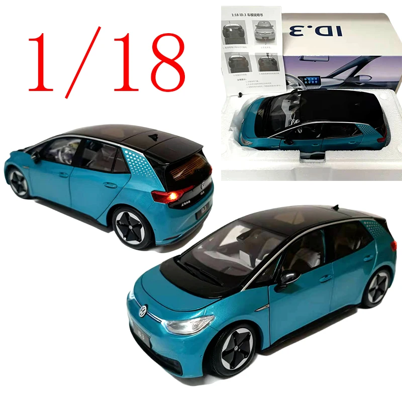 

Литая под давлением модель автомобиля SAIC Volkswagen из сплава в масштабе 1/18, SAIC Volkswagen ID3, игровые транспортные средства, игрушки для мальчиков, подарок, оригинальная коробка