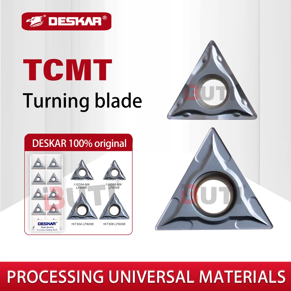 

DESKAR 100% оригинальный карбид TCMT 110204 -MA TCMT 110208 -MA TCMT16T304 TCMT16T308 LF6008 Токарный станок с внутренним отверстием, токарный инструмент