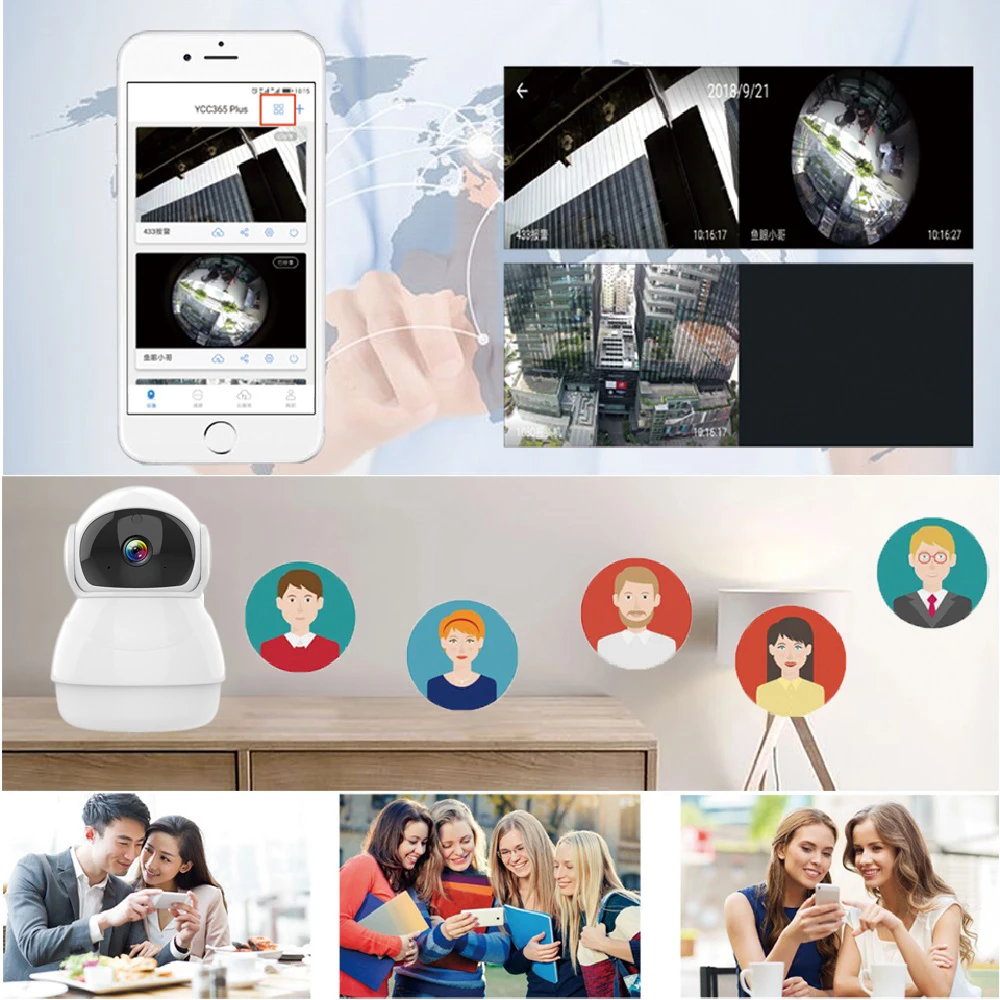 TUGARD 2K 3MP IP Camera Tuya Smart Home Indoor WiFi Wireless Surveillance Camera Automatic Tracking CCTV Security Baby Monitor