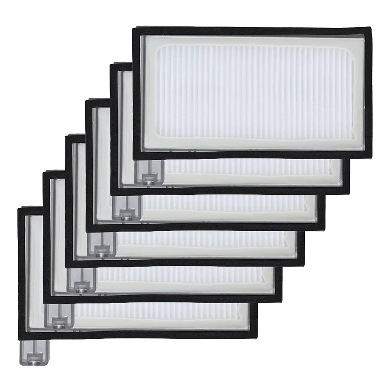 6PCS Vacuum Spare Filters For Eufy X8 Pro Series X8 Pro SES Vacuum Cleaner Accessories-Y48A