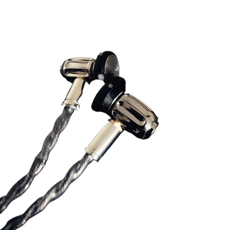 Dual unit flat head fever MMCX cable change HiFi high fidelity earplugs wired earphones