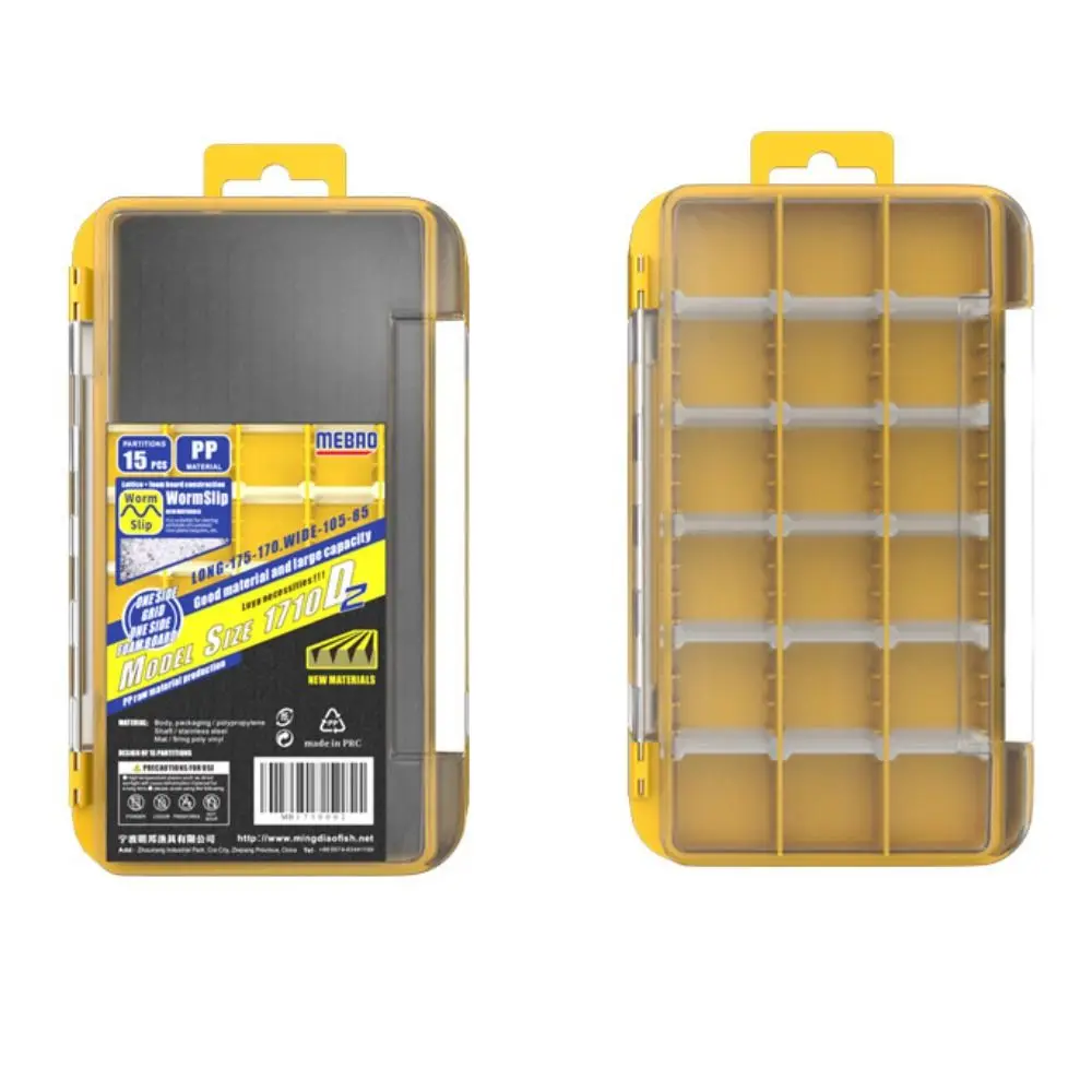 Gear Organizer 2 Layer Fishhooks Container Bait Storage Box Sponge Accessory Box Lures Storage Case Fishing Lure Jig Head Box