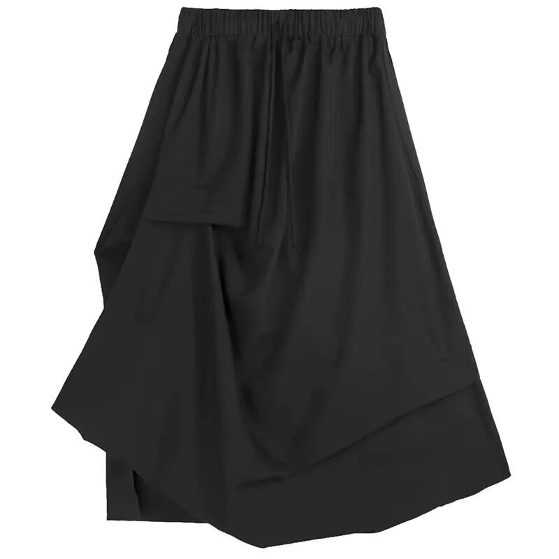 

Pants Pleated And Autumn Men's Pants Casual Spring Pants Men's Culottes Flared Pants Hair Stylist Black Yamamoto Wave