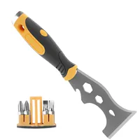 Paint Scraper 15 In 1 Stainless Steel Paint Scraper Putty knife Drywall Paint Scraper Paint Scraper Painters Tool with Handle
